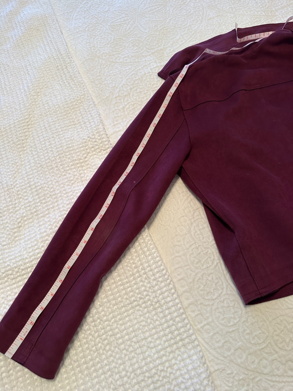 Tahari Deep Plum Zip-Front Blazer Jacket - Picture 8 of 16
